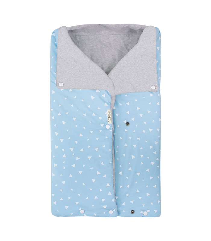Saco capazo bebe - Vista frontal Blue Sparkles Saco capazo bebe - Vista frontal Blue Sparkles