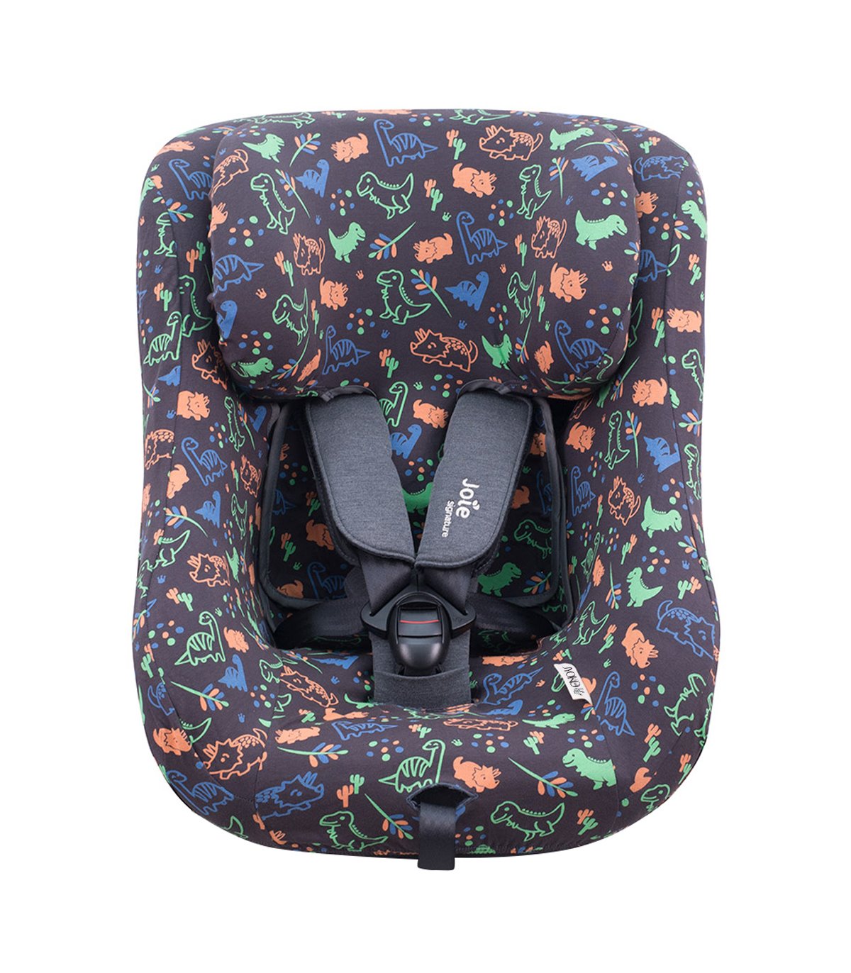 Joie Spin 360 e Nuna Rebl - Vista frontal do Happy Dino
