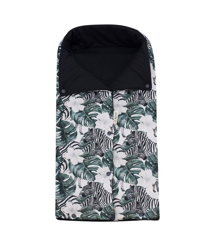 Saco capazo bebe - Vista frontal Zebra Saco capazo bebe - Vista frontal Zebra