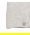 Bolsa alcofa para bebê - Detalhe de botão Bloom