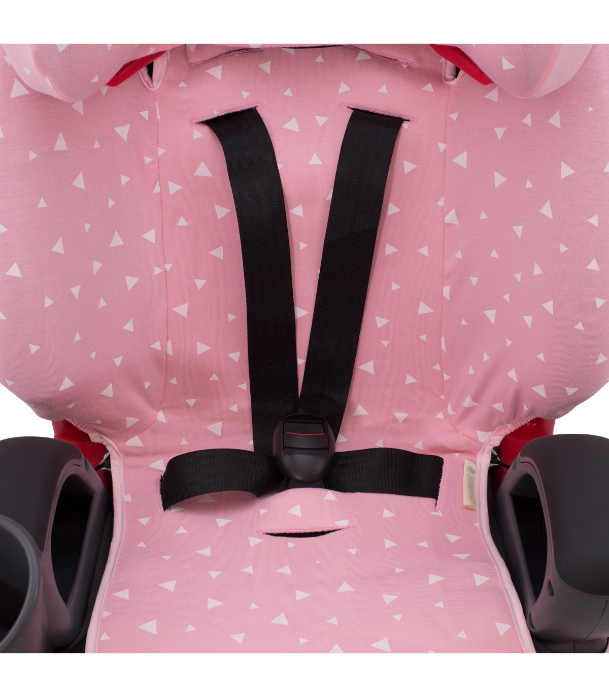 Correia de segurança Graco Nautilus com ilhó rosa brilhos