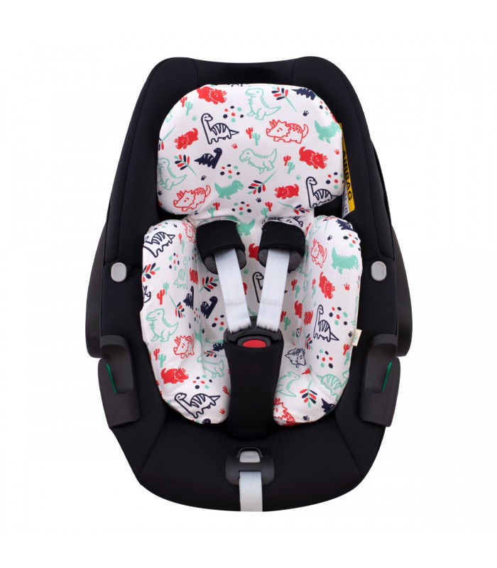 Maxi Cosi Pebble 360 - Vista frontal Dino Party