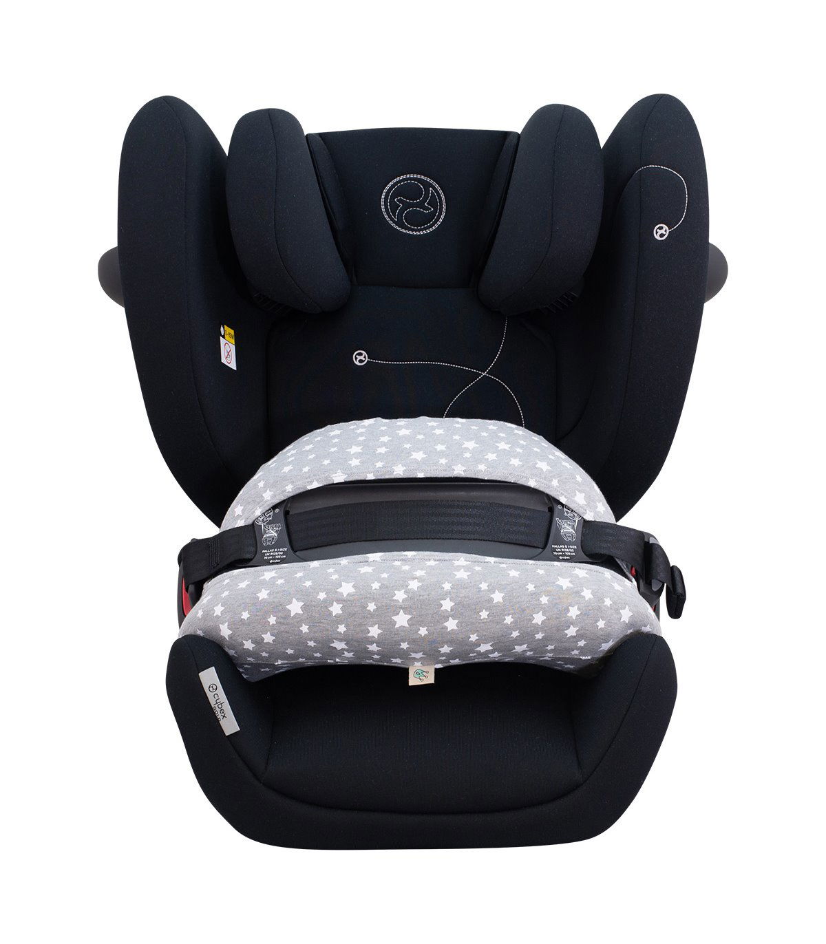Cybex Pallas G i size - Vista frontal White Star