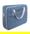 Suitcase - Perspective view Ethnic Blue