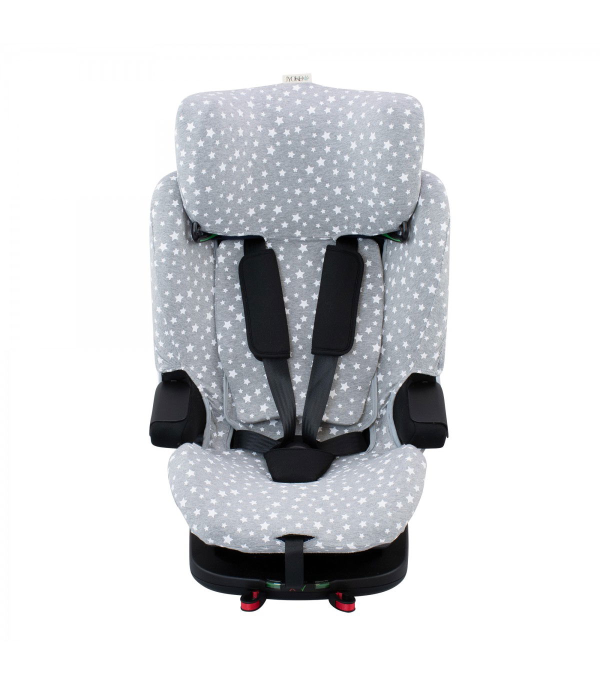 Jané Groowy Issize Stuhl Cover - Front View Hub Hashed White Star