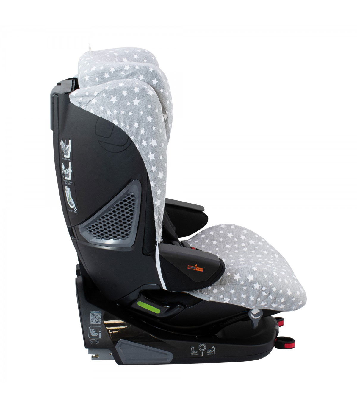 Jané Groowy Isize Couvre de chaise - Vue latérale de l'étoile blanche
