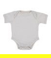 Cremefarbenes First Wear Set mit Schnullerhalter - 3