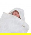 Conjunto primera puesta con capa de baño newborn Baby Blue - 4