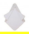 Set primo indumento Quarzo rosa con mantellina bagno neonato - 5