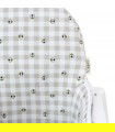 Cadeira alta IKEA - Detalhe da cabeça Picnic Vichy