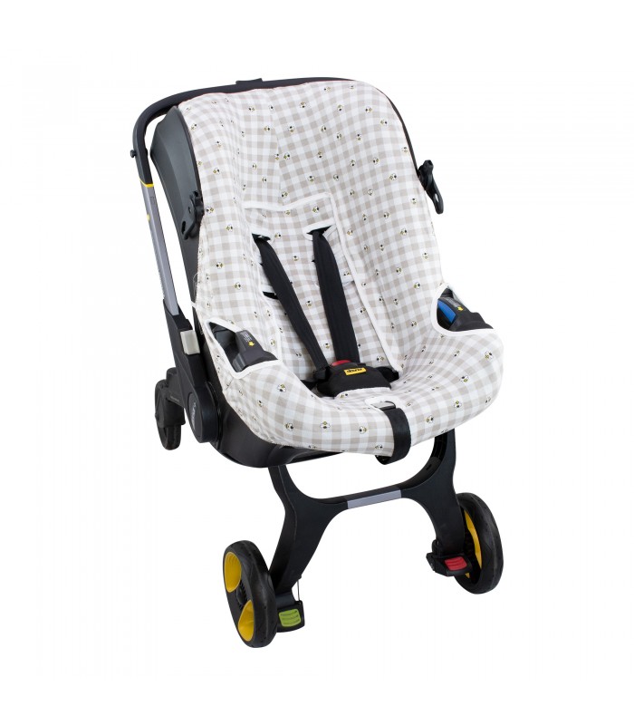 Paseo and Doona Plus stroller case - Picnic Vichy Front view