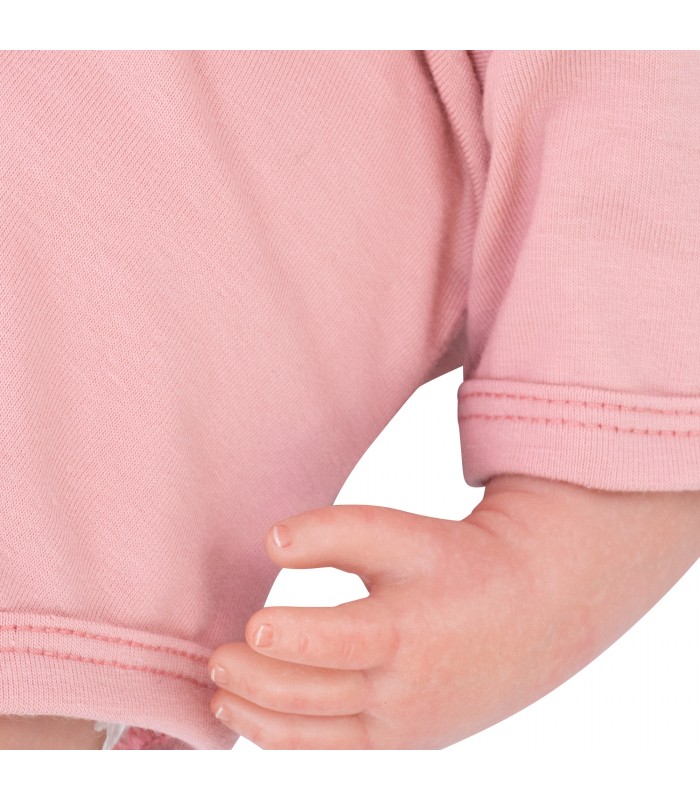Body de primera puesta para bebé Rose Quartz Manga Corta - Vista Frontal