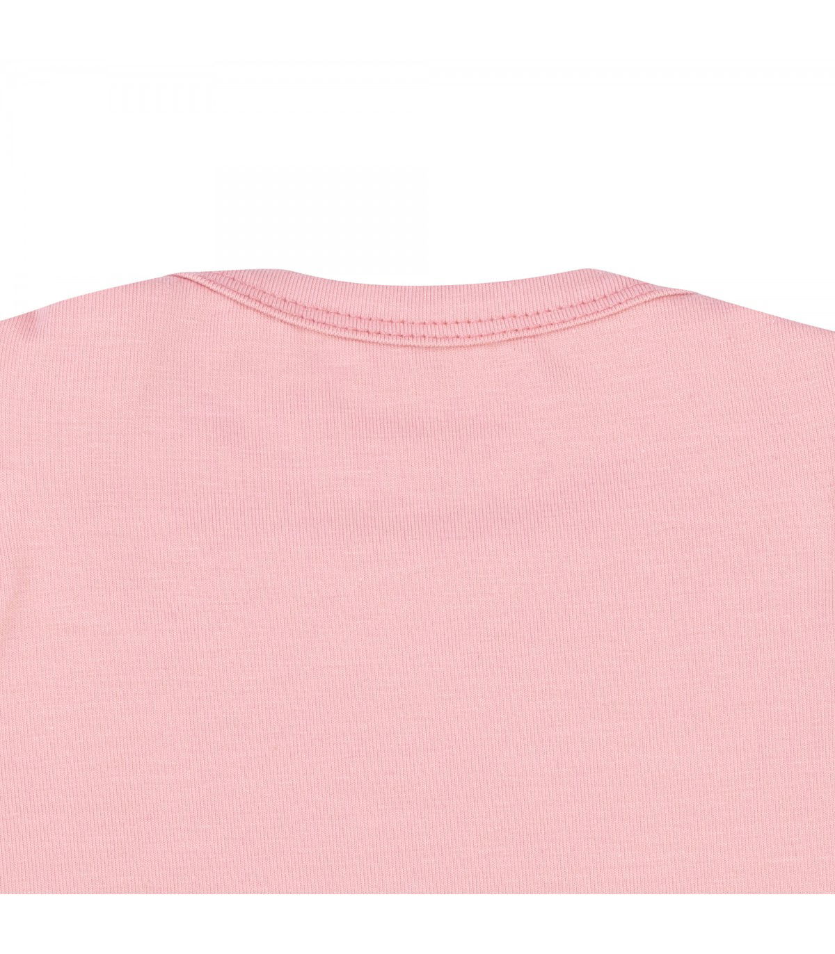 Body de primera puesta para bebé Rose Quartz Manga Corta - Detalle Cuello Trasero