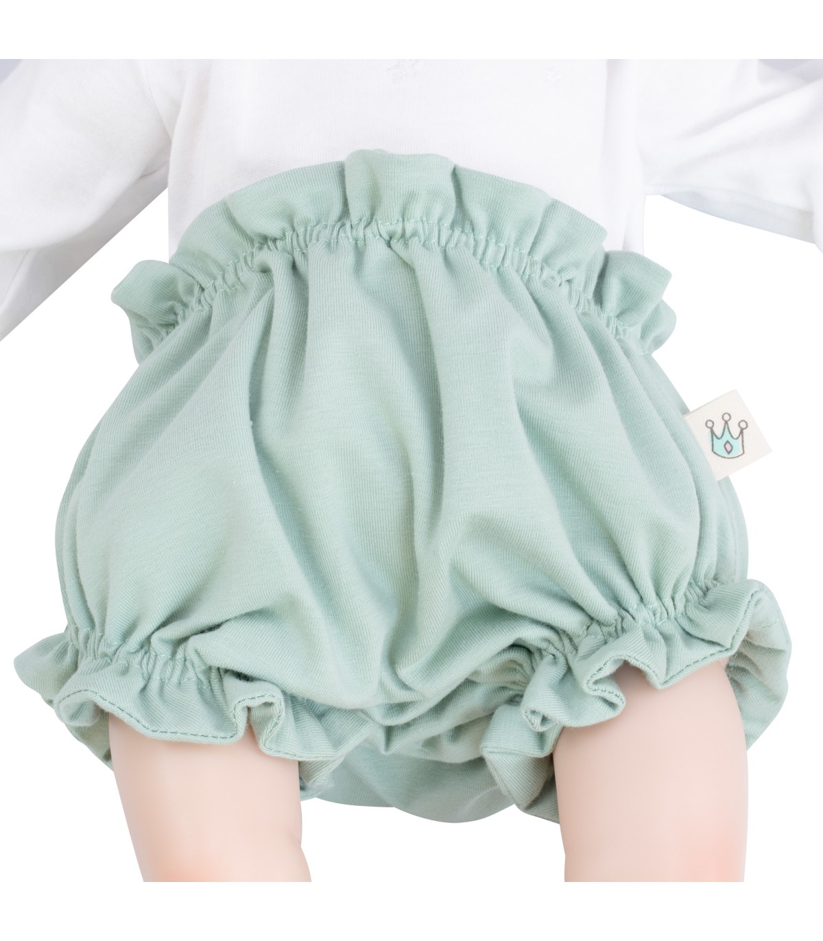 Culotte Pastel Green - Frontal Lifestyle