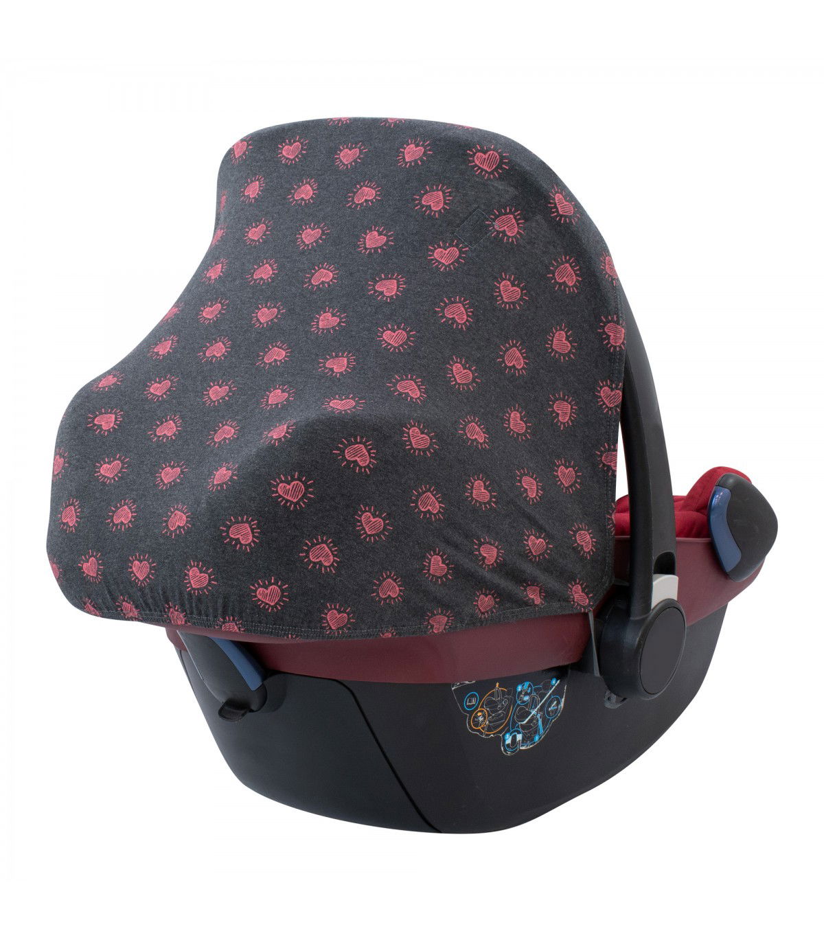 Maxi Cosi Pebble et Baby Comfort - Voir le coeur de fluor arrière 3/4