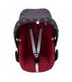 Maxi cosi Pebble e Bebe conforto - Vista traseira Fluor Heart