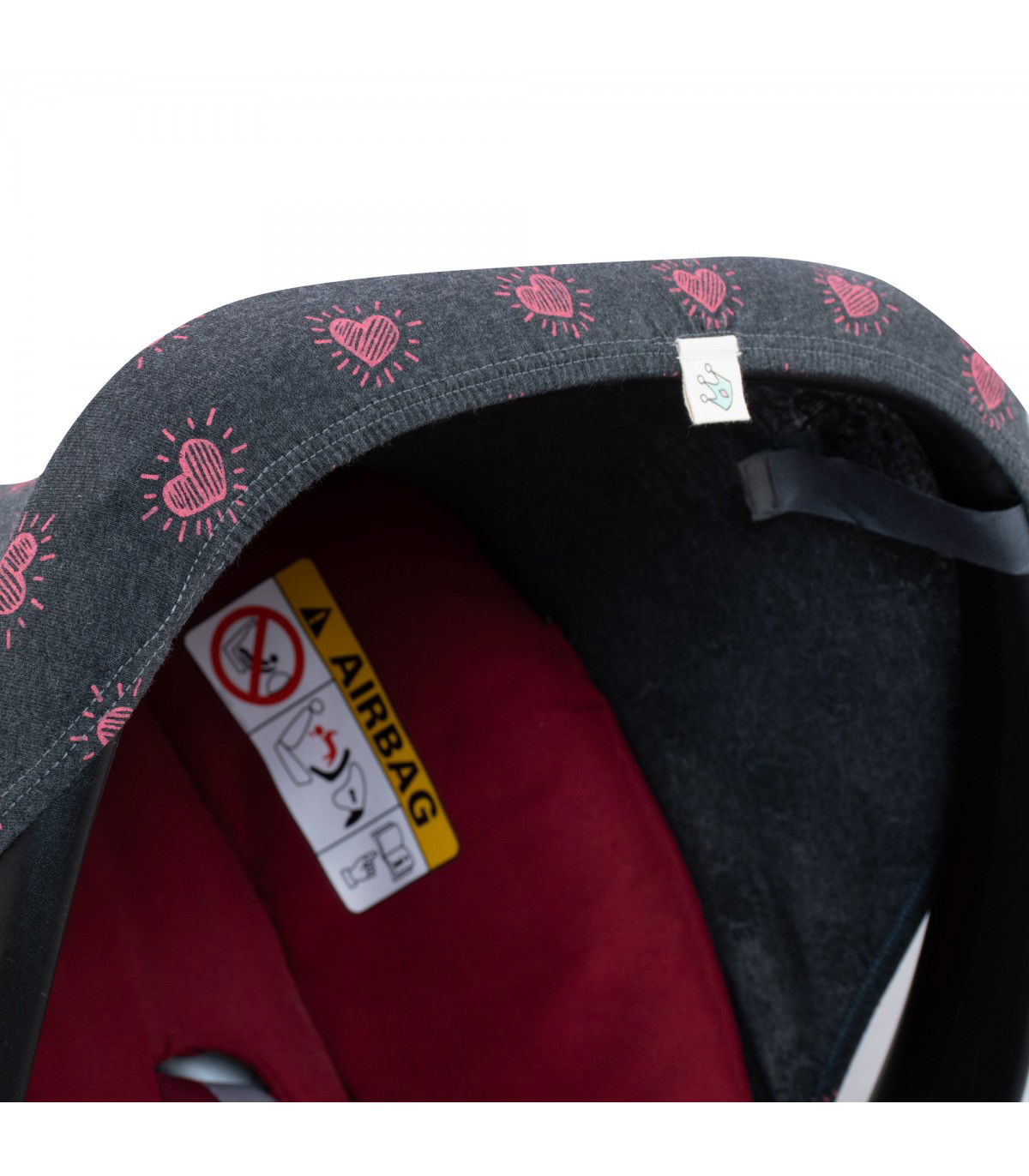 Maxi cosi Pebble y Bebe confort - Vista frontal Fluor Heart