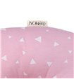 Almofada de viagem - detalhe da etiqueta Pink Sparkles