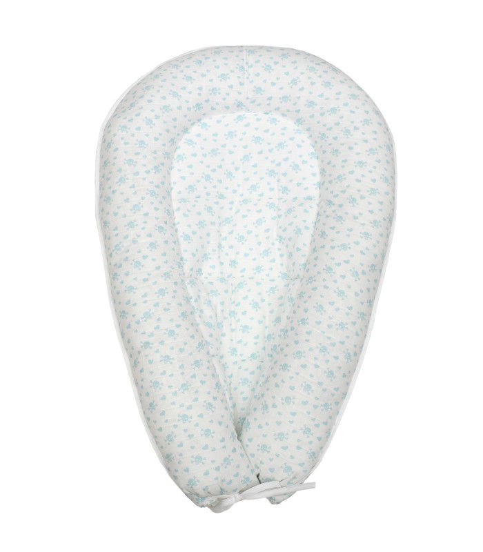 Nido para bebé Muselina Blue Skulls  - 1