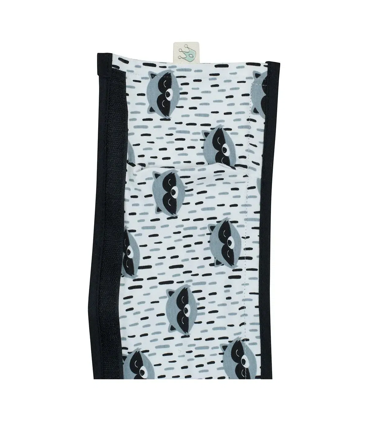 Funda protectora cubre asa - Detalle velcro Racoon town