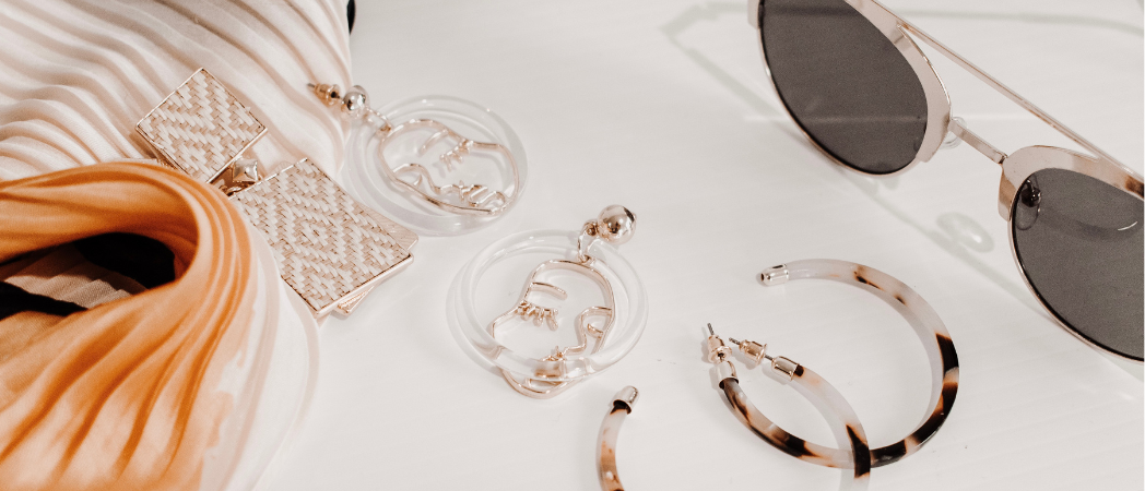 The accessories in our closet