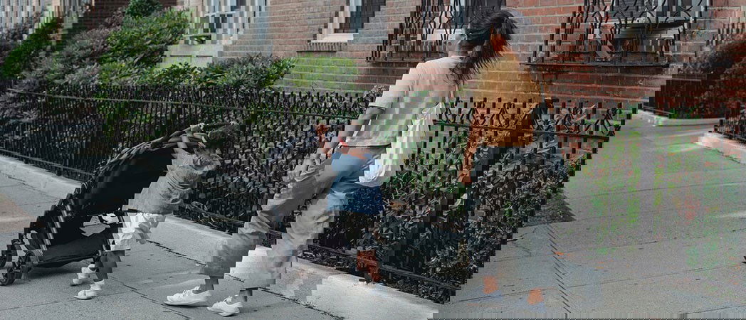 My baby does not want to go in the stroller